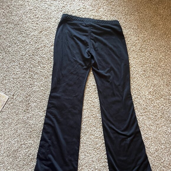 Guess Jeans Athletic Black Low Rise Wide Leg Pants w/ Snap Bottom Legs XS/TP - Picture 10 of 16